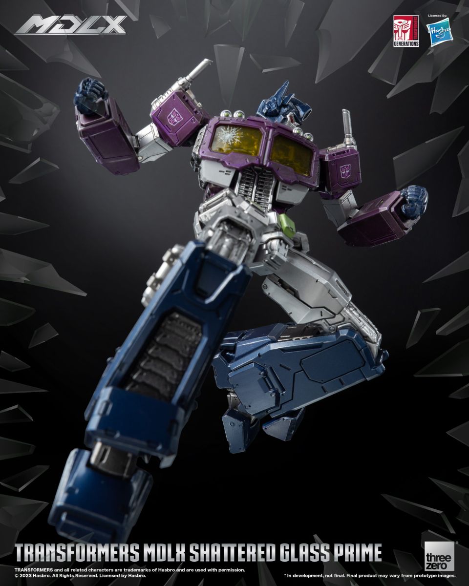 TransformersMDLX Shattered Glass Optimus Prime – threezero store